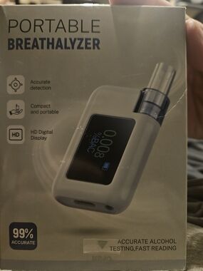 Portable Breathalyzer Handheld USB-C Device